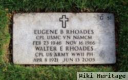 Walter Earl Rhoades