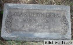 Ola Kathryn Green