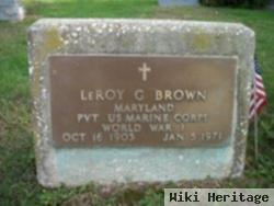 Leroy G Brown