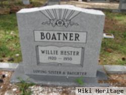 Willie Hester Boatner