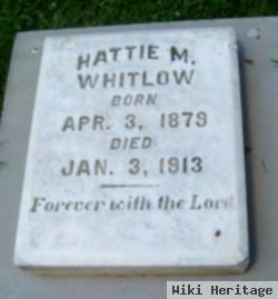 Hattie M Butner Whitlow