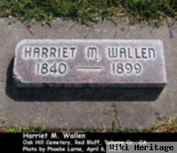 Harriet Maryetta Burget Wallen