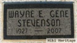 Wayne E "gene" Stevenson