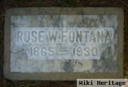 Mrs Rose W. Fontana