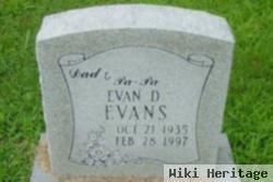 Evan D Evans