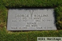 George E Rollins