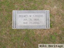 Holmes W Giddens