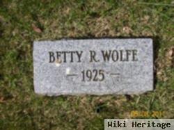 Betty R. Wolfe