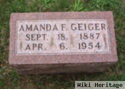 Amanda F Geiger