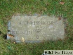 Alice Mekjian Hendrickson