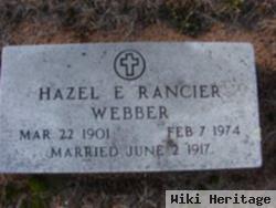 Hazel E Rancier Webber