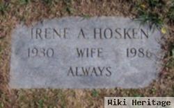 Irene A Hosken