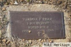 Verdell Franklin Rider