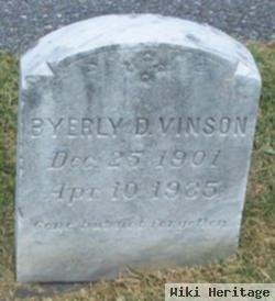 Byerly D Vinson