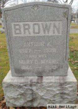 Mary D Myars Brown