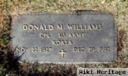 Donald M Williams