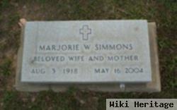 Marjorie W. Simmons