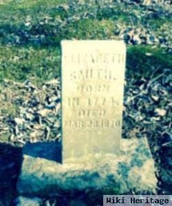 Elizabeth "eliza" Speer Smith