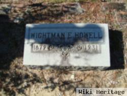 Wightman E Howell