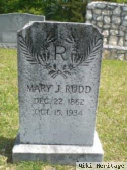 Mary J Rudd