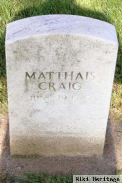 Matthais Craig