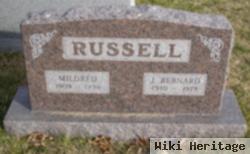 Mildred J Russell