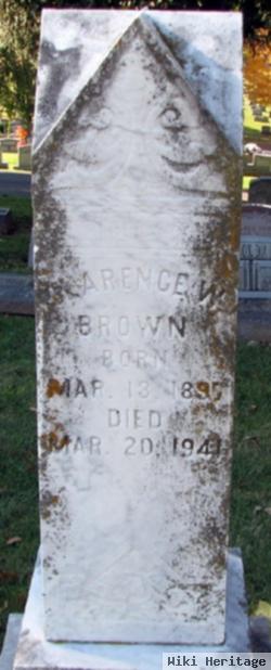 Clarence W Brown