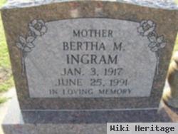 Bertha M Ingram