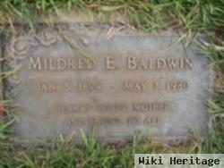 Mildred E Baldwin