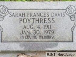 Sarah Francis Davis Poythress
