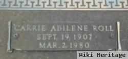 Carrie Abilene Roll Williams