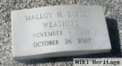 Malloy H. Burley Weathers
