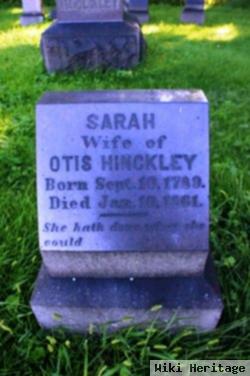 Sarah "sally" Taylor Hinckley