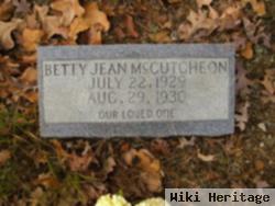 Betty Jean Mccutcheon