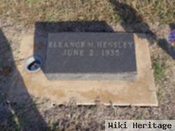 Eleanor M. Hensley