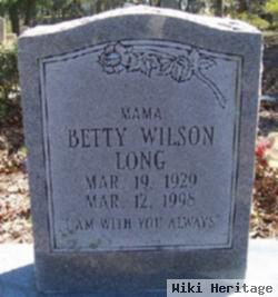 Betty Wilson Long