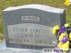 Elmer Lorette "pops" Wheat