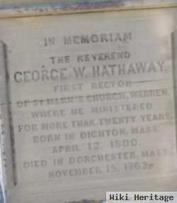 Rev George W. Hathaway