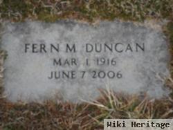 Fern M Duncan