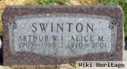 Arthur W Swinton