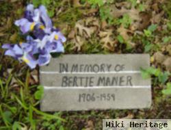 Bertie Maner