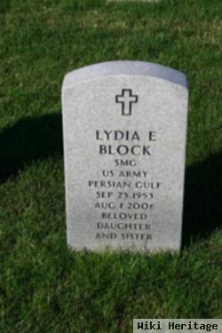 Lydia E Block