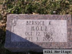 Bernice K "bea" Holz