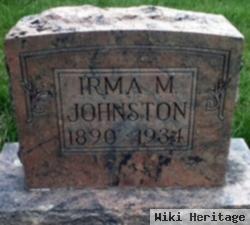 Irma M Johnston