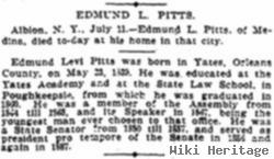 Edmund L Pitts