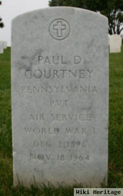 Pvt Paul D Courtney