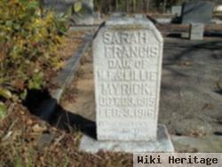 Sarah Francis Myrick