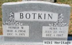 Homer W Botkin