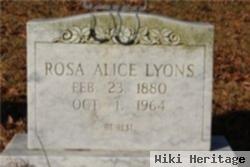 Rosa Alice Lyons