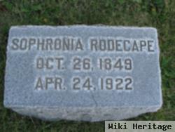 Sophronia Rambo Rodecape